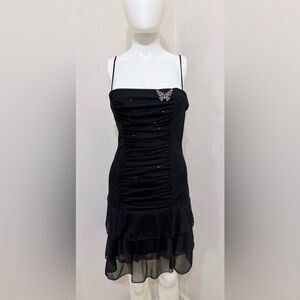 Vintage Rampage Y2K 90’s black dress